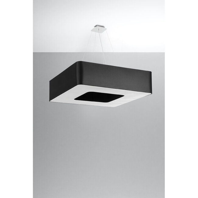 Kronleuchter URANO 80 Schwarz - 8x E27 Fassung - max. 8x60W - exkl. LED's
