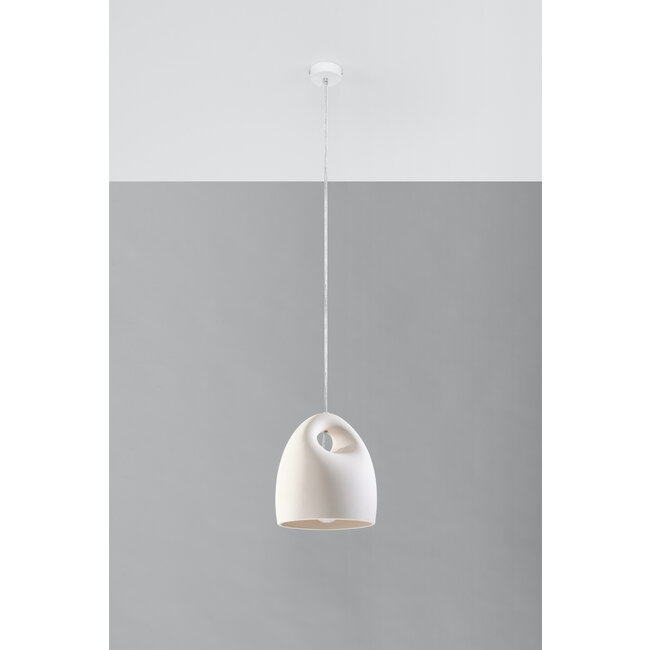 Hängeleuchte Keramik Lampe BUKANO - 1x E27 Fassung - max. 60W - exkl. LED's