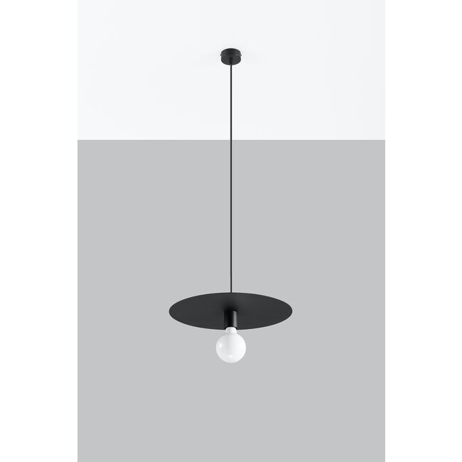 Hängeleuchte FLAVIO Schwarz - 1x E27 Fassung - max. 60W - exkl. LED's