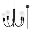 Kronleuchter PICCOLO 5 Schwarz - 5x E27 Fassung - max. 5x60W - exkl. LED's