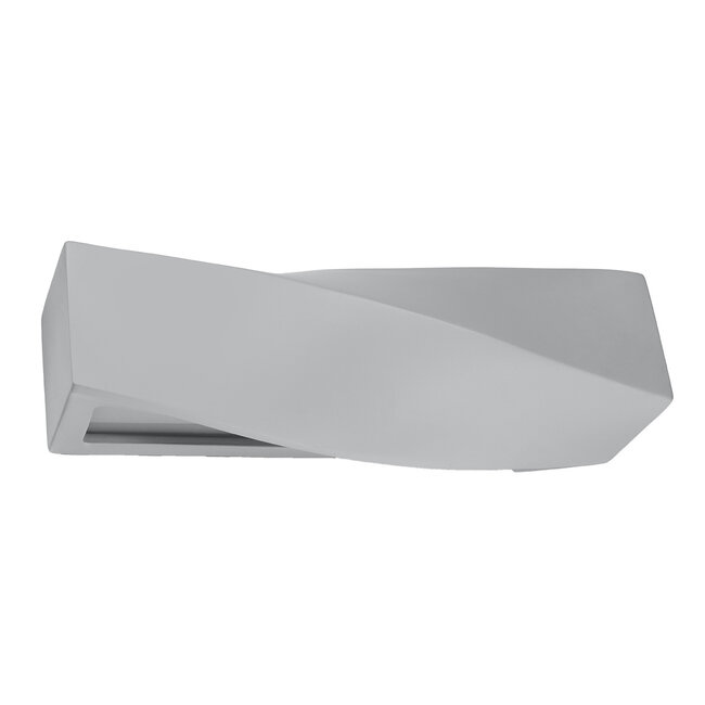 Wandleuchte Keramik SIGMA Grau - 1x E27 Fassung - max. 1x60W - exkl. LED's