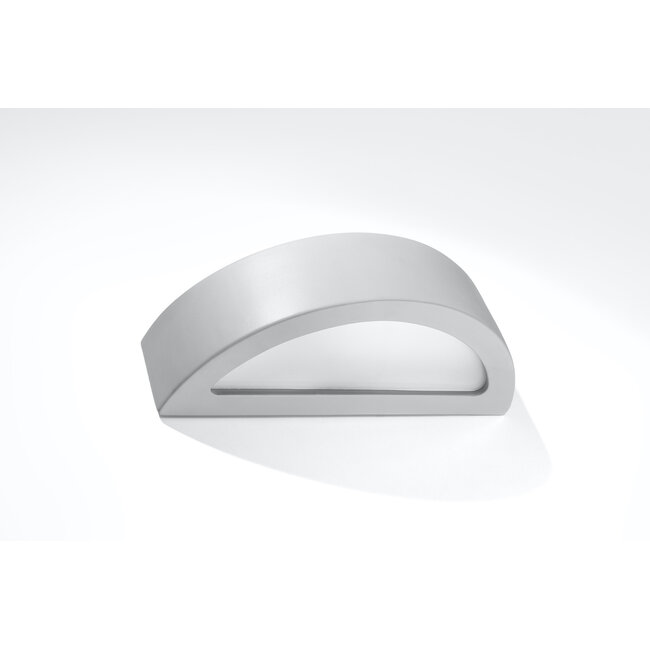 Wandleuchte Keramik ATENA Grau - 1x E27 Fassung - max. 60W - exkl. LED's
