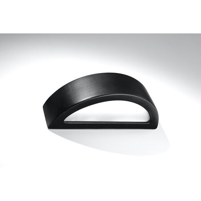 Wandleuchte Keramik ATENA Schwarz - 1x E27 Fassung - max. 60W - exkl. LED's