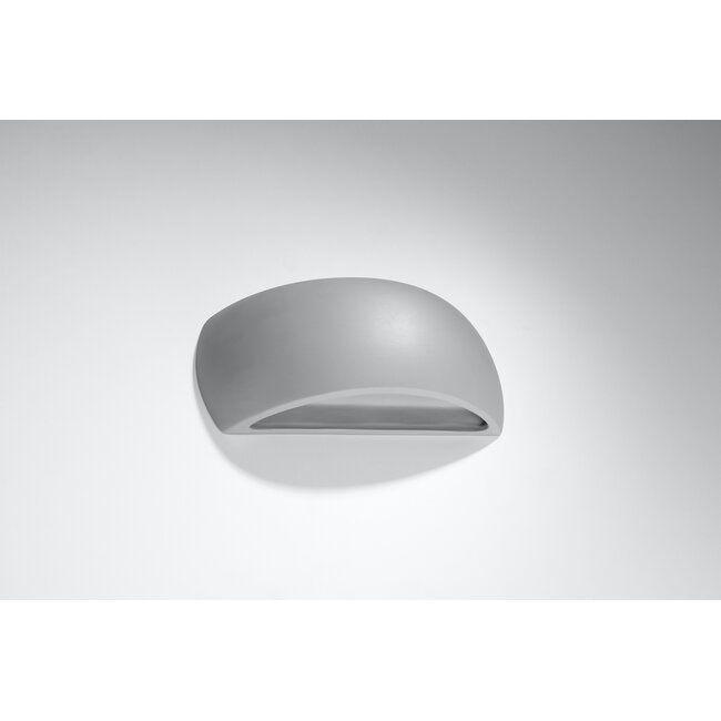 Wandleuchte Keramik PONTIUS Grau - 1x G9 Fassung - max 40W - exkl. LED's