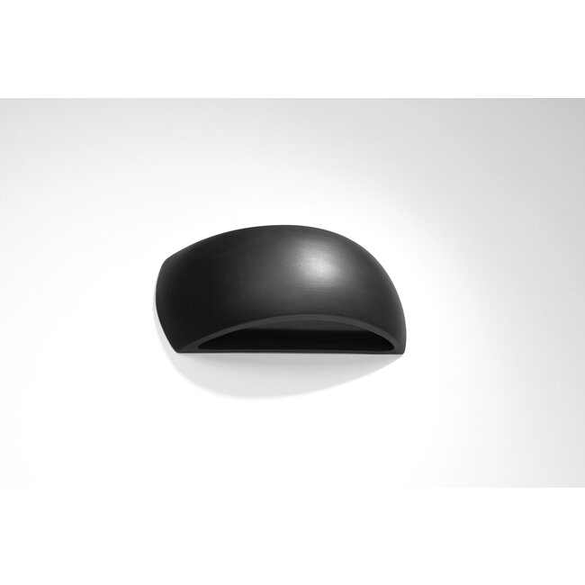 Wandleuchte Keramik PONTIUS Schwarz - 1x G9 Fassung - max 40W - exkl. LED's