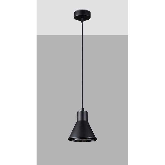 Hängeleuchte TALEJA 1 Schwarz - GU10 AR111 Fassung - exkl. LED's