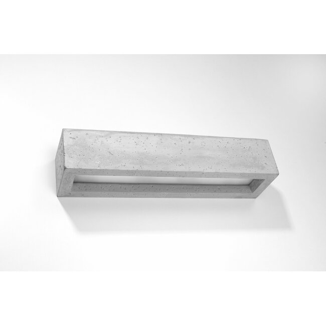 Wandleuchte VEGA 50 Beton - 2x E27 Fassung - max. 2x60W - exkl. LED's