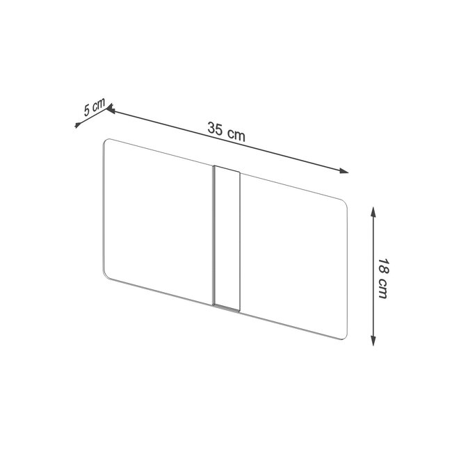 Wandleuchte AZALIA - 2x G9 Fassung - max. 2x40W - exkl. LED's