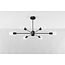 Kronleuchter LANGO 6 Schwarz - 6x E27 Fassung - max. 6x60W - exkl. LED's