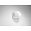 Wandleuchte GLOBE Weiß Hochglanz lackiert - 1x E27 Fassung - max. 60W - exkl. LED's