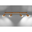 Deckenspot ZEKE 4 Eiche - 4x GU10 Fassung - max. 4x40W - exkl. LED's