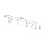 Deckenspot ZEKE 6 Eiche - 6x GU10 Fassung - max. 6x40W - exkl. LED's