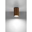 Deckenspot ZEKE 10 Eiche - 1x GU10 Fassung - max. 40W - exkl. LED's