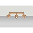 Deckenspot KEKE 3 Eiche - 3x GU10 Fassung - max. 3x40W - exkl. LED's