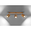 Deckenspot KEKE 3 Eiche - 3x GU10 Fassung - max. 3x40W - exkl. LED's