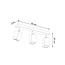 Deckenspot KEKE 3 Eiche - 3x GU10 Fassung - max. 3x40W - exkl. LED's