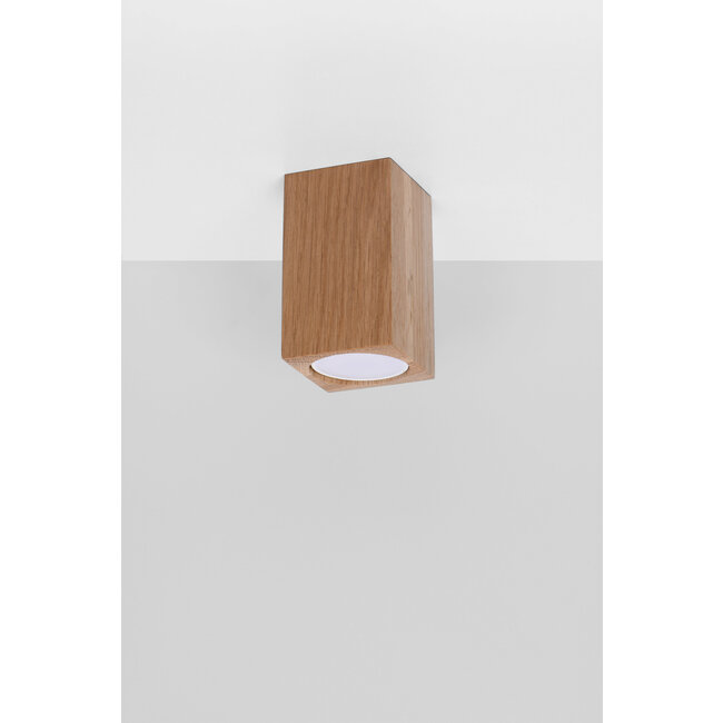 Deckenspot KEKE 10 Eiche - 1x GU10 Fassung - max. 40W - exkl. LED's