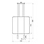 Hängeleuchte RANA 2 Schwarz - 2x GU10 Fassung - max. 2x40W - exkl. LED's