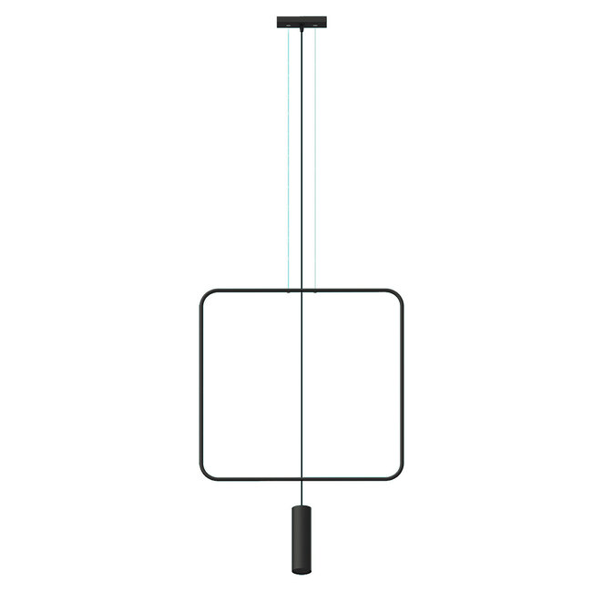 Hängeleuchte RANA 1 Schwarz - 1x GU10 Fassung - max. 40W - exkl. LED's