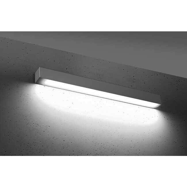 Wandleuchte PINNE 67 Grau - 17W - 3179Lm - 4000K Neutralweiß