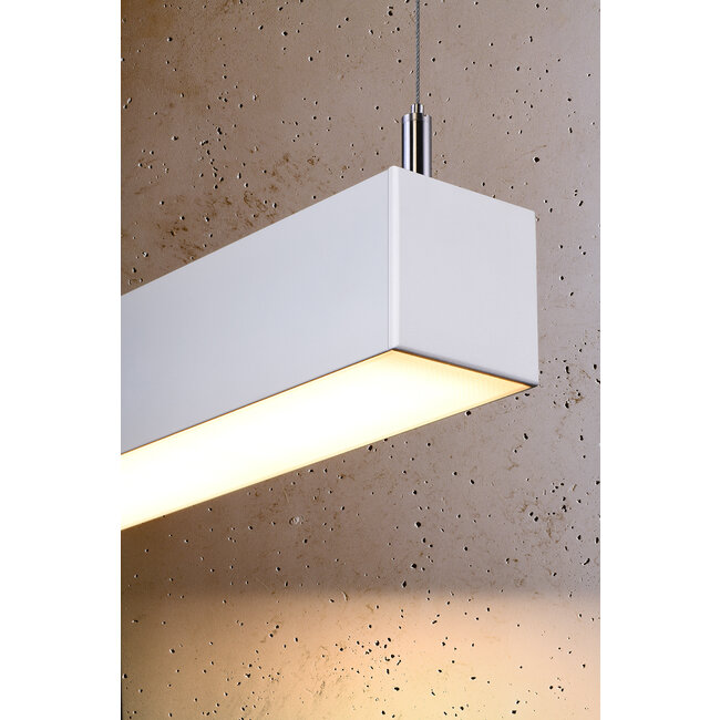Hängeleuchte PINNE 90 Weiß - 25W - 4600Lm - 3000K Warmweiß