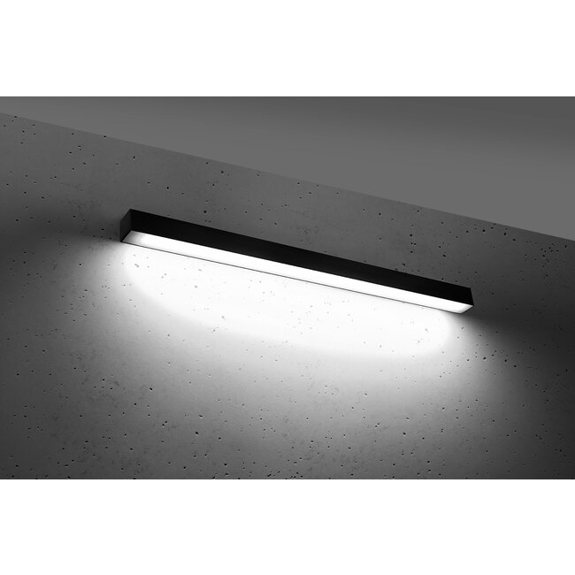 Wandleuchte PINNE 90 Schwarz - 25W - 4600Lm - 4000K Neutralweiß