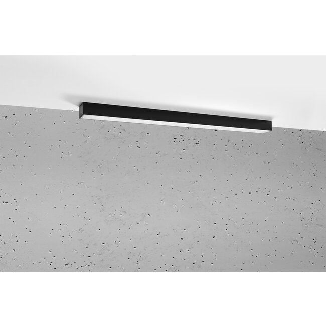 Deckenspot PINNE 90 Schwarz - 25W - 4600Lm - 3000K Warmweiß