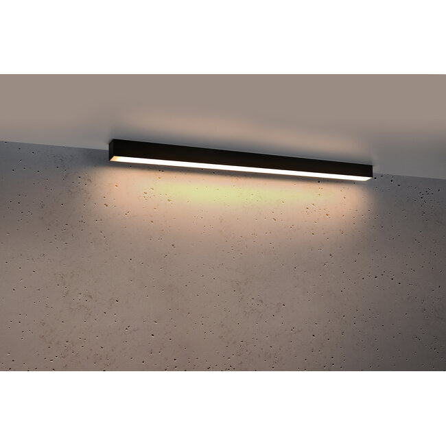 Deckenspot PINNE 90 Schwarz - 25W - 4600Lm - 3000K Warmweiß