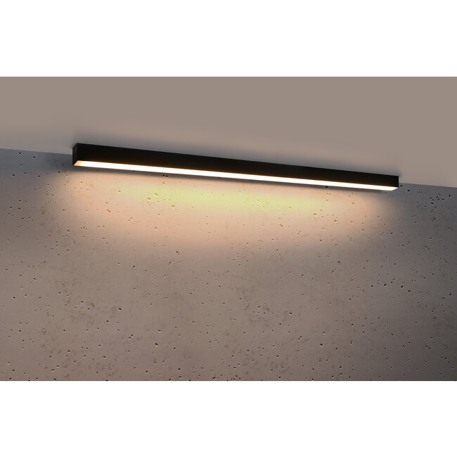 Deckenspot PINNE 117 Schwarz - 31W - 5100Lm - 3000K Warmweiß