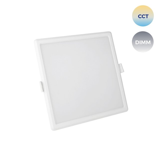 WLAN LED - Einbauspot dimmbar 22W viereckig - CCT 3000K-6500K - per App steuerbar