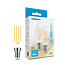 2er-Pack LED Fadenlampe Kerzenlampe - E14 Sockel - C35 - 7W entspricht 60W - 4000K Neutralweiß