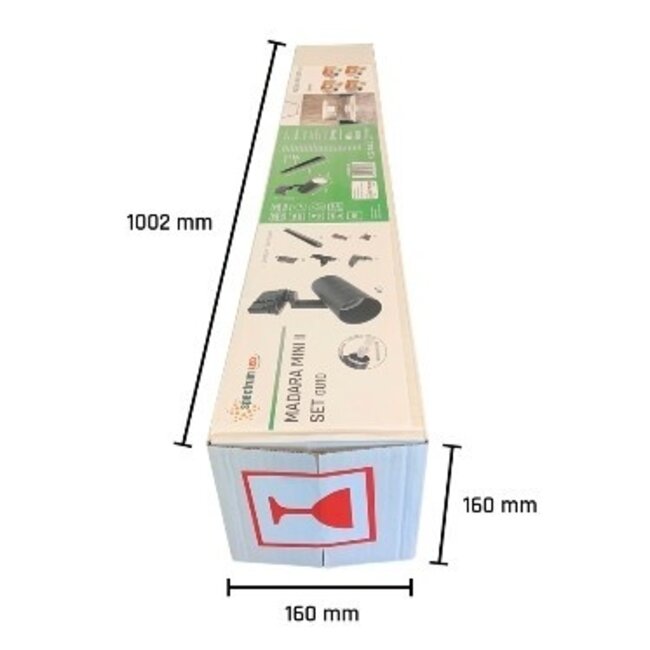 Schienenstrahler Komplettset - 6xGU10 Schienenspot - 3m Schiene - Inkl. Anschluss - Schwarz