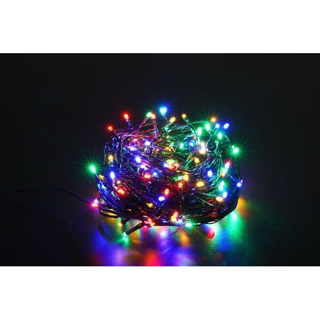 Weihnachtsbeleuchtung Lichterkette - 20 Meter 200 LEDs - Multifarben RGB - 220V Adapter