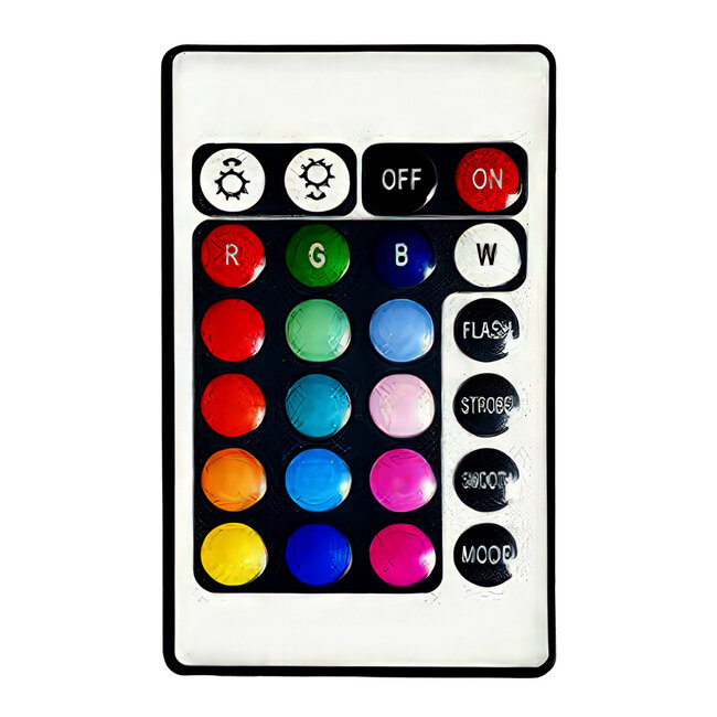 LED Lampe E14 C35 - 4,9W RGBW - inkl. IR Fernbedienung