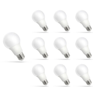10er Vorteilspack LED Lampe E27- A60 - 10W entspricht 100W - 3000K Warmweiß
