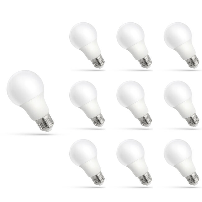 10er Vorteilspack LED Lampe E27- A60 - 10W entspricht 100W - 3000K Warmweiß