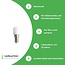 E14 LED Lampe - Type T26 - 2W entspricht 12W -3000K Warmweiß