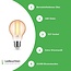 LED Fadenlampe E27 - A60 - 4W entspricht 33W - 1800K extra Warmweiß