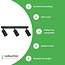 LED Deckenspot Bardo - 3x GU10 Fassung - Schwarz matt - exkl. LED Spots