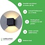 LED Wandleuchte Schwarz - 2x3W - Up and Down Abstrahlwinkel anpassbar - Lichtfarbe optional