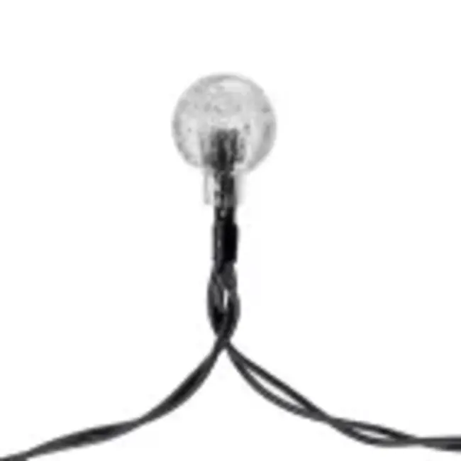 LED Lichterkette - 2700K - Transparent - 12 Meter - IP65 - solarbetrieben