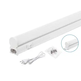 Aigostar T5 LED Küchenunterbauleuchte - 90cm - Lichtfarbe optional - komplett mit 0,6m Anschlusskabel und Ein- / Ausschalter - 12W entspricht 100W