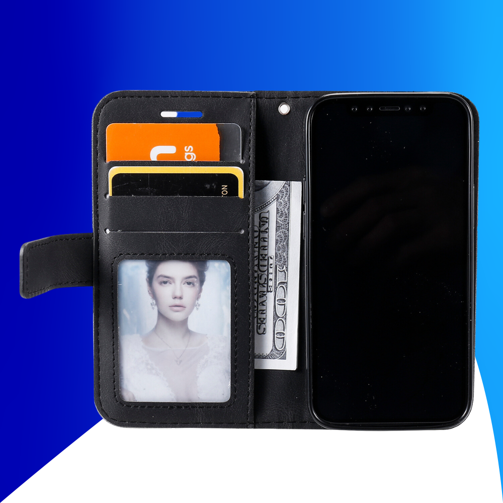 Samsung Galaxy S24 Ultra Lederhülle mit Geldbörse mit RFID