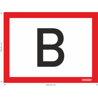 Normsigns Pictogram "B"