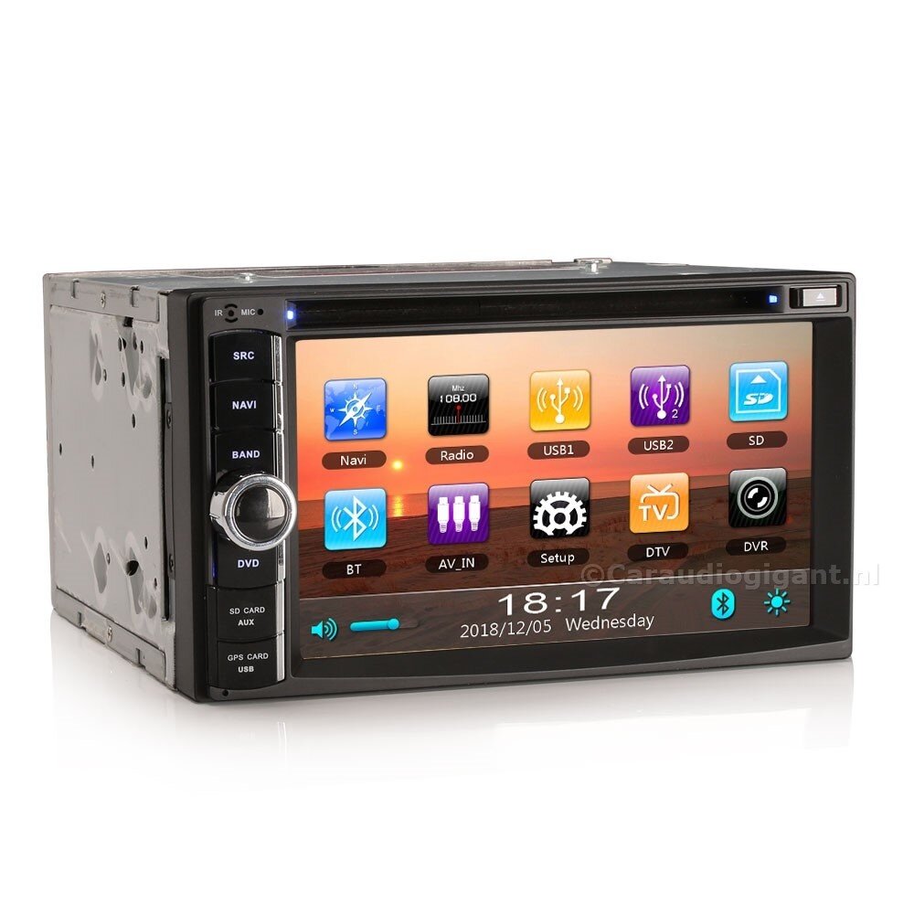 Cartronix 2-DIN Autoradio | 6.2 Inch HD Scherm | Dubbel Din | Bluetooth Cartronix 2-DIN Autoradio | 6.2 Inch HD Scherm | Dubbel Din | Bluetooth