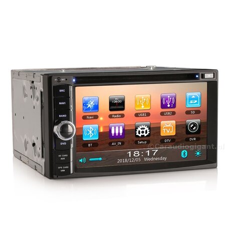 Cartronix 2-DIN Autoradio | 6.2 Inch HD Scherm | Dubbel Din | Bluetooth Cartronix 2-DIN Autoradio | 6.2 Inch HD Scherm | Dubbel Din | Bluetooth