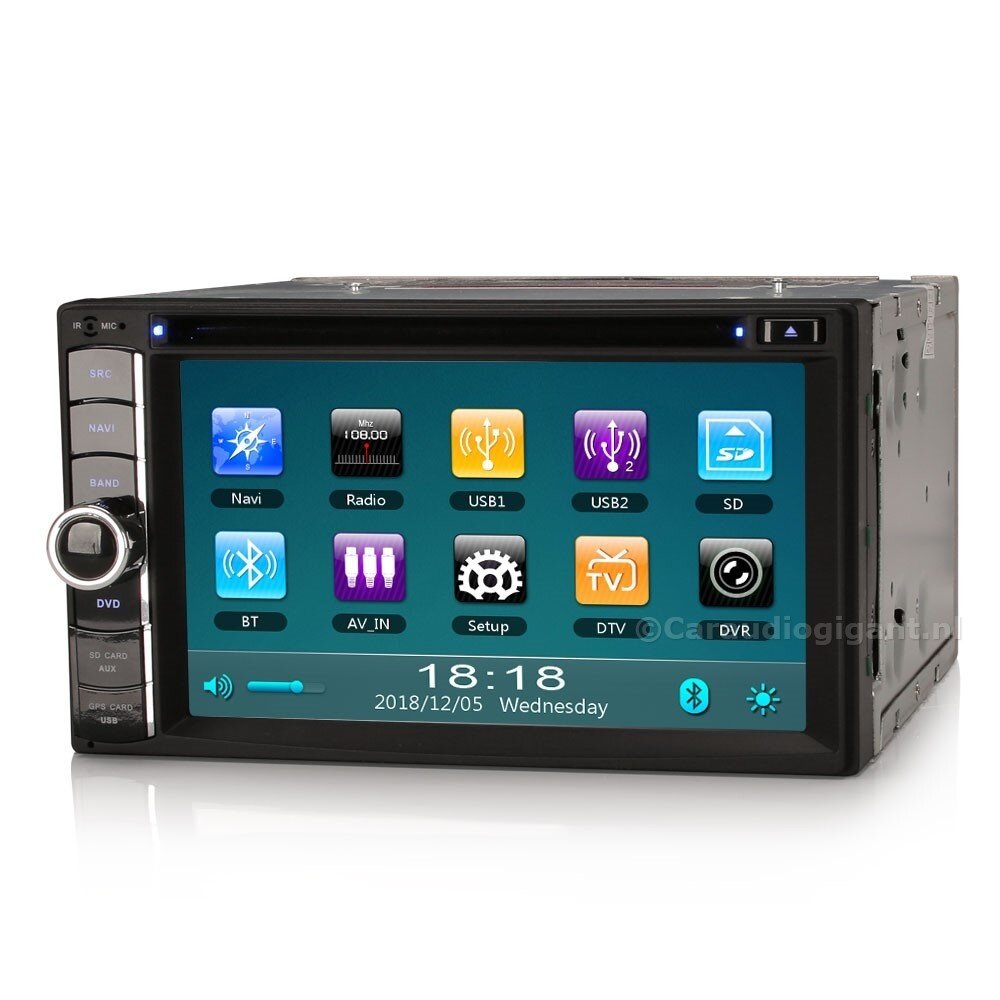 Cartronix 2-DIN Autoradio | 6.2 Inch HD Scherm | Dubbel Din | Bluetooth Cartronix 2-DIN Autoradio | 6.2 Inch HD Scherm | Dubbel Din | Bluetooth