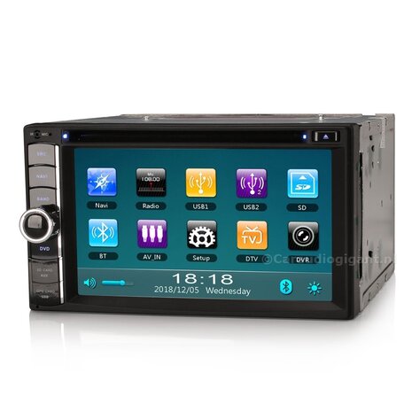 Cartronix 2-DIN Autoradio | 6.2 Inch HD Scherm | Dubbel Din | Bluetooth Cartronix 2-DIN Autoradio | 6.2 Inch HD Scherm | Dubbel Din | Bluetooth