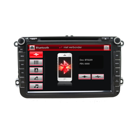 Davilon Volkswagen Navigatie Bluetooth 8 Inch voor Seat/Skoda/VW – Rns 510 Look Davilon Volkswagen Navigatie Bluetooth 8 Inch voor Seat/Skoda/VW – Rns 510 Look