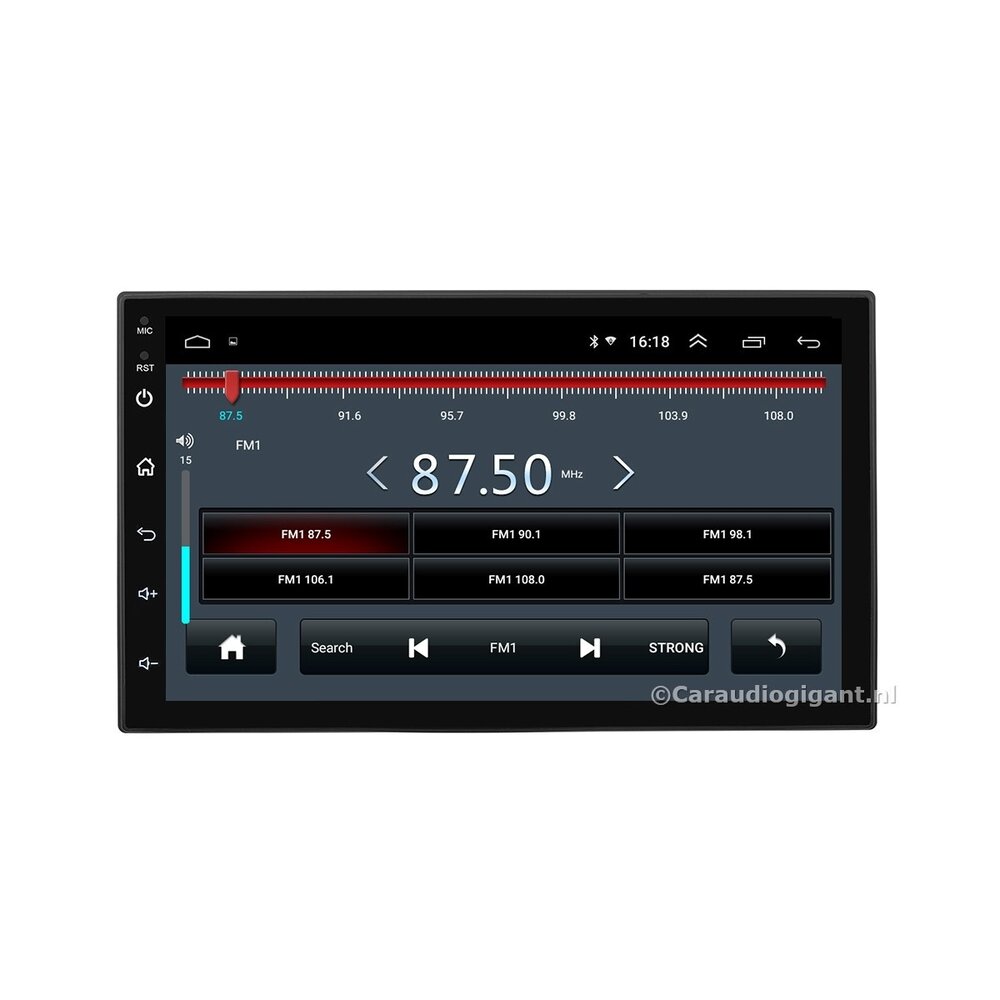 Cartronix Dubbel din autoradio | Android 11 | Navigatie | Bluetooth